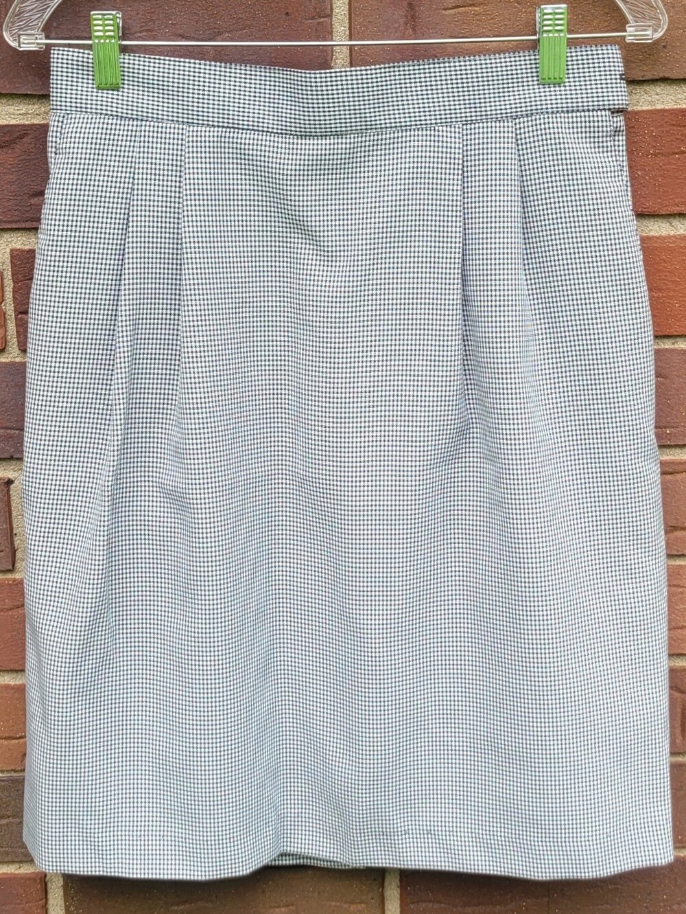 Vintage 80s/90s Tummy Toner Black & White Houndstooth Womens Size 12, 30W